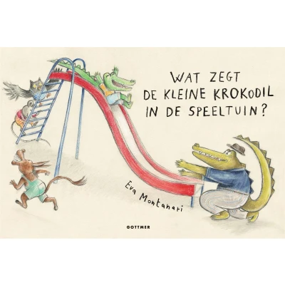 Afbeelding van Wat zegt de kleine krokodil in speeltuin?