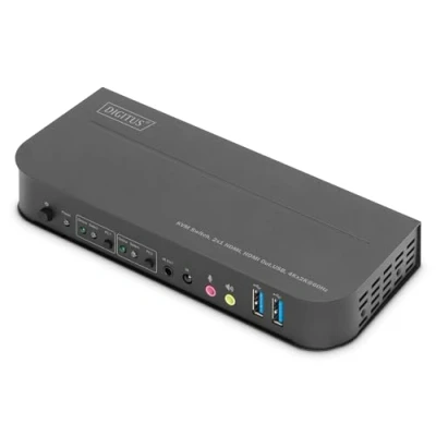 Afbeelding van Digitus DS 12874 KVM switch 4 poorten HDMI USB 4096 x 2160 Pixel