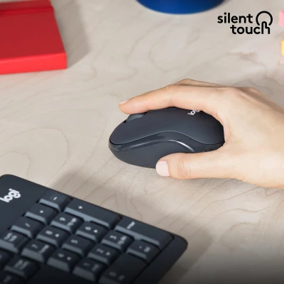Afbeelding van Logitech MK295 Silent Draadloze muis en toetsenbord QWERTZ Zwitsers / Zwart