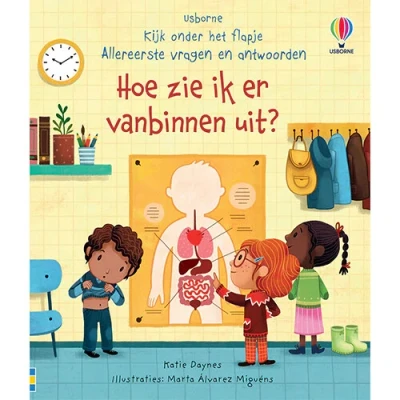 Afbeelding van Uitgeverij usborne flapjesboek hoe zie ik er vanbinnen uit?