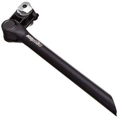 Image de Tige de selle d27.2 alu l400 route/vtt ergotec noir deport 10/50 mm (level 4)
