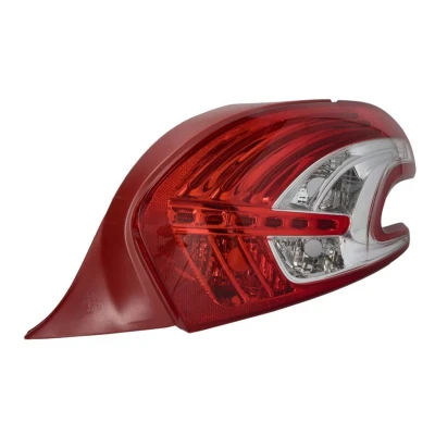 Afbeelding van ABAKUS 550 1963R UE Achterlicht rechts P21W, R10W, PY21W, LED Rood Zonder lamphouder, gloeilamp PEUGEOT: 208 I Hatchback