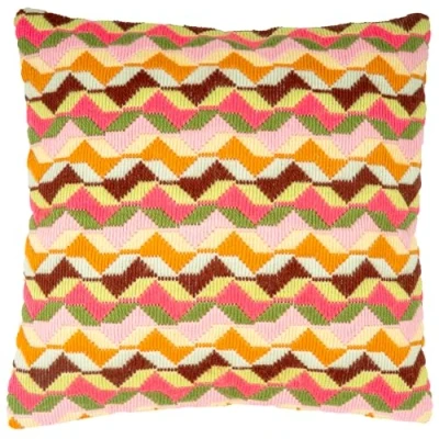 Afbeelding van Vervaco Spansteekkussen kit Geometrisch retro PN 0204842