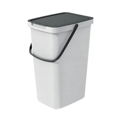 Afbeelding van Prosperplast Prullenbak / Afvalbak 20l Keden wit
