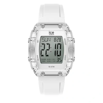 Afbeelding van ICE Watch digit boliday White Clear 024565 Horloge Siliconen Wit Ø 40.5 mm