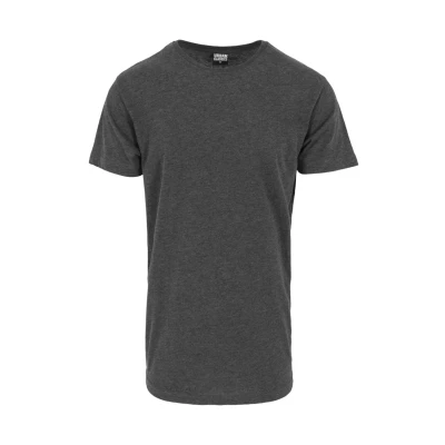 Afbeelding van Urban Classics Shaped LONG DO NOT USE Tshirt basic, Heren, Maat: Small, Charcoal