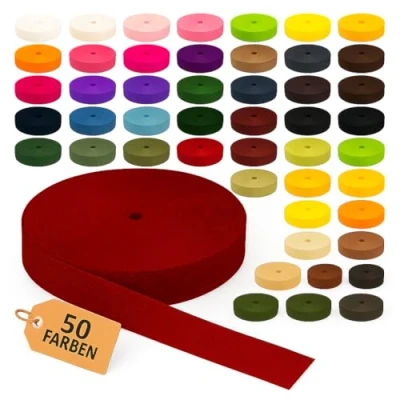 Afbeelding van KBBB Sangle de 2 m ou 5 long 50 couleurs largeurs : 10 mm, 15 20 25 30 40 mm en polypropylène