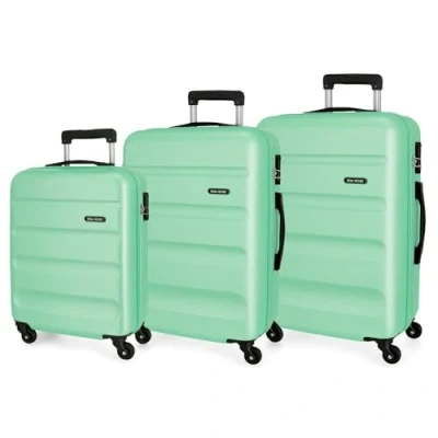 Afbeelding van Roll Road Flex, turquoise, 55/65/75 cm, Set van 3 koffers, Turkoois, koffers