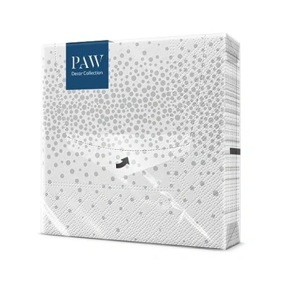 Image de PAW Decor Collection Serviette Papier 3 Plis (33 x 33 cm) I Lot de 20 Élégance Sous Forme Serviettes Confettis, Mariages, Communions, Anniversaires, Nouvel An, Carnaval (Confetti)