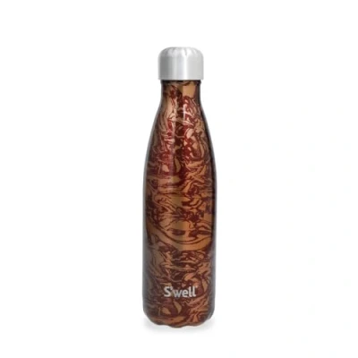 Afbeelding van S&#039;well Original Waterfles, Burgundy Swirl, 500ml. Vacuüm geïsoleerde drinkfles voor koude en warme dranken BPA vrije roestvrijstalen onderweg