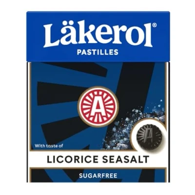 Image de Cloetta Lakerol Licorice Seasalt Lot de 24 boîtes 25 g
