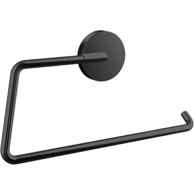 Afbeelding van Emco Round, Handdoekring, Scharnierbaar, 224Mm, Zwart