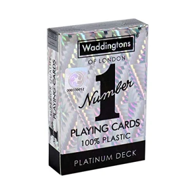Afbeelding van Waddingtons Speelkaarten Luxe Platinum Classic