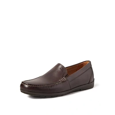 Afbeelding van Geox U Simon W Mocassins, Heren, Maat: 42, Brown Leer