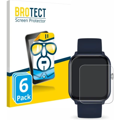 Afbeelding van BROTECT Screenprotector voor ICE Watch Smart junior 2.0 Folie Beschermfolie transparant (6 Stuks)