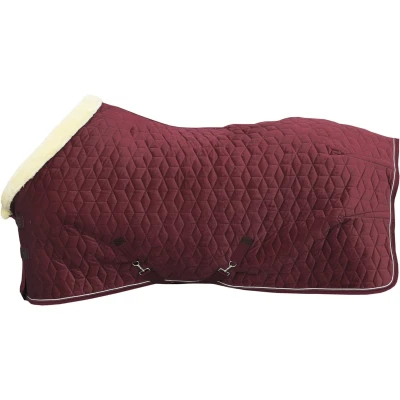Afbeelding van Kentucky Horsewear Show Rug Velvet deken bordeaux 140 6&#039;3 160g