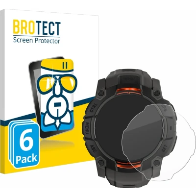 Afbeelding van BROTECT Schutzglas Schutzfolie Displayschutz Display Schutz Glas Folie klar, Smartwatch beschermfolie, Transparant