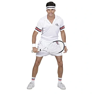 Afbeelding van Tennisspeler kostuum Maatkeuze: Maat S