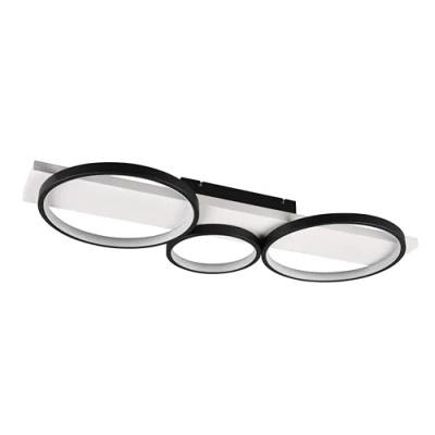 Afbeelding van Plafondlamp Trio Leuchten Medera zwart