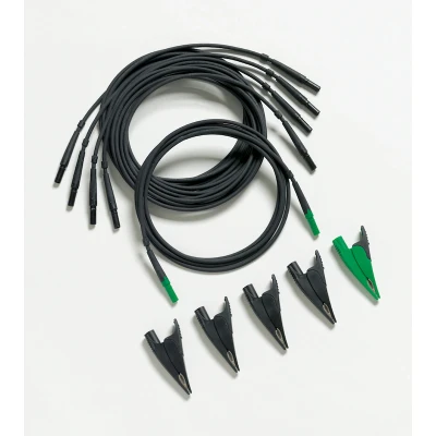 Afbeelding van Fluke TLS430 Veiligheidsmeetsnoerenset Banaanstekker 4 mm, Krokodilklem mm Zwart, Groen 1 stuk(s)