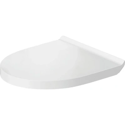 Afbeelding van Duravit DuraStyle Basic WC zitting 33.1x38.5x4.2cm met softclose Kunststof wit Glanzend