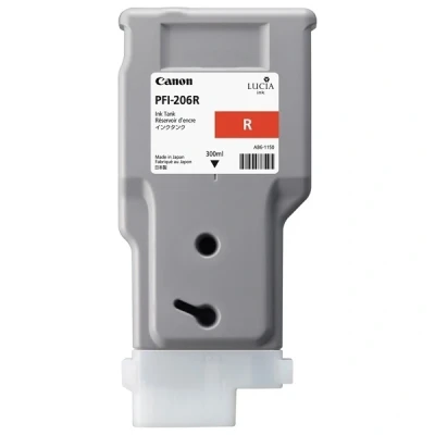 Image de Canon PFI 206 R rouge originale réservoir d&#039;encre