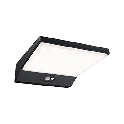 Afbeelding van Paulmann 94334 Ronas Wandlamp op zonne energie 5 W Warmwit Donkergrijs