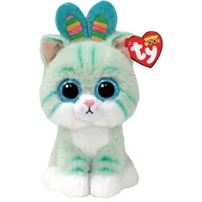 Afbeelding van Ty Beanie Boo Spring Gumdrop Cat Teal 15cm.