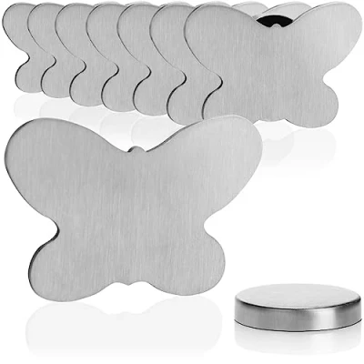 Afbeelding van COM FOUR® 8 x tafelkleedgewichten tafelkleedgewicht van roestvrij staal magneetklem voor tafelkleed ca. 55 g