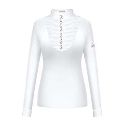 Image de Fair Play T shirt de Concours Lyndal Longues Manches Blanc