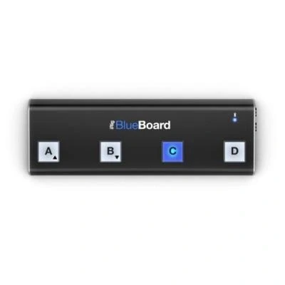 Image de IK Multimedia iRiBlueBoard Pédalier MIDI sans fils Bluetooth pour iPad/ iphone / mac Noir