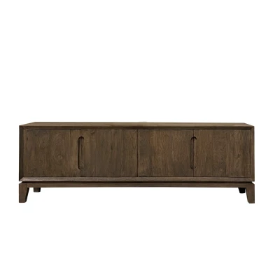 Afbeelding van Livingfurn TV meubel Cortez 170x55x40 cm Mangohout