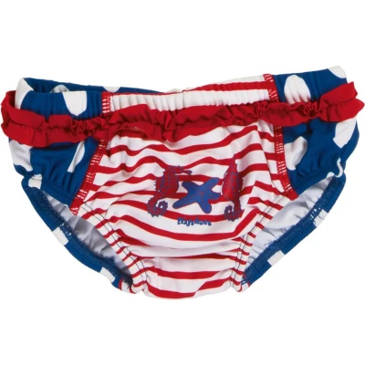 Afbeelding van Playshoes UV herbruikbare Zwemluier Kinderen Zeepaardje Blauw Maat 62/68