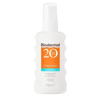 Afbeelding van Biodermal Zonnespray Hydraplus SPF 20 175 ml