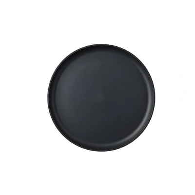 Afbeelding van Mepal Silueta Plat Bord Ø 260 Mm Nordic Black Zwart Servies