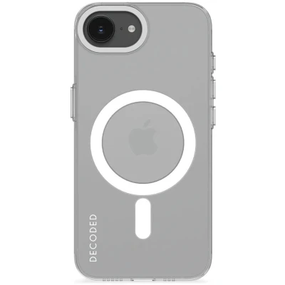 Afbeelding van DECODED Doorzichtig Hoesje iPhone 16e 100% Gerecycleerd Plastic Geschikt voor MagSafe Transparant