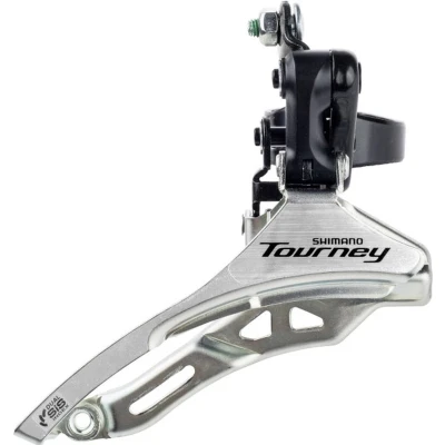Afbeelding van Voorderailleur Shimano Tourney FD TY300 3x6/7 speed down swing top pull hoge klem ø34,9 mm 42T (66 69)