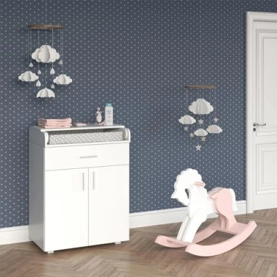 Afbeelding van Vicco Luiercommode &quot;Lena&quot;, wit, 75 x 100 cm