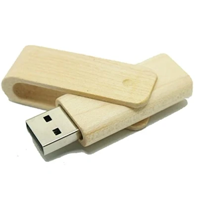 Afbeelding van Bamboe Uitklap Model USB stick 16 GB