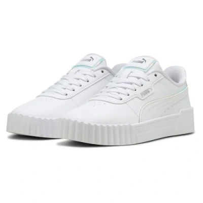 Afbeelding van Puma carina 3.0 holo 2.0 in de kleur wit.