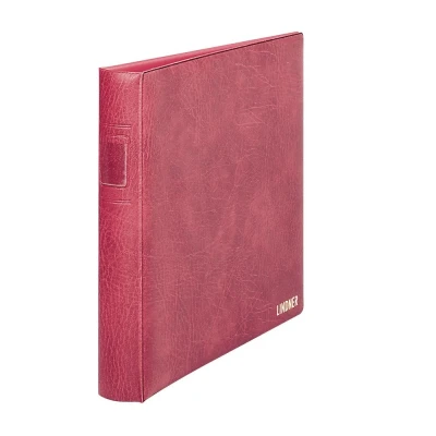 Afbeelding van Lindner Lindner, Regular, Album (18 rings) zonder inhoud Wijnrood afm: 305x317x50 mm. per st.