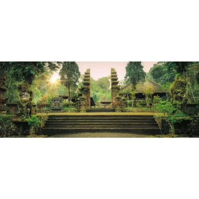 Afbeelding van Ravensburger puzzel Jungletempel Pura Luhur Batukaru op Bali legpuzzel 1000 stukjes