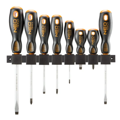 Afbeelding van NEO TOOLS 04 207 Boutuitdraaierset 8 8x150 mm, 6x125 5x100 6x38 PH2x125 PH1x100 PH0x75 PH2x38 mm