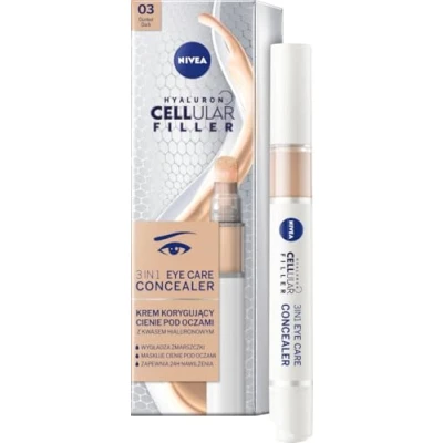 Afbeelding van Nivea Cellular 3IN1 EYE CARE Concealer Concealer, Maat: 4 ml, Dark