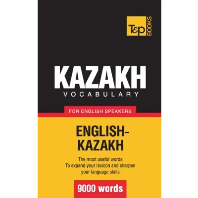 Afbeelding van Kazakh vocabulary for English speakers 9000 words