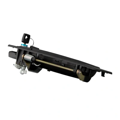Afbeelding van FEBI BILSTEIN 24973 Deurgrepen rechts Zonder sluitcilinder, Met sleutel, slotcilinder Zwart