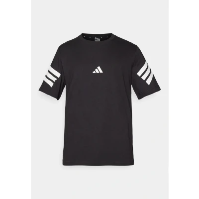 Afbeelding van adidas Sportswear Future Icons Three Stripes Tshirt print, Heren, Maat: XS, Black
