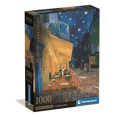 Image de Puzzle Compact 1000 pièces : Van Gogh Terrasse de café le soir