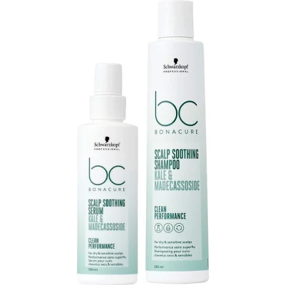 Afbeelding van Schwarzkopf BC Bonacure Soothing Shampoo 250ml + Serum 100ml bundel/set/pakket
