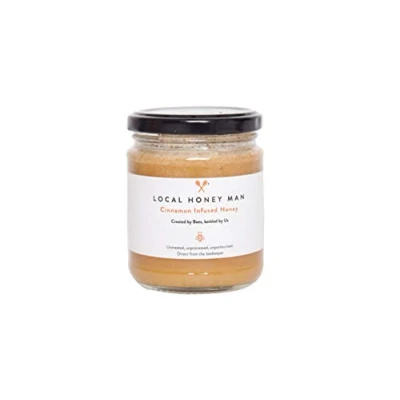 Afbeelding van Local Honey Man Honing doordrenkt met kaneel, 340 g